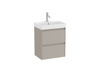 Koupelnová skříňka s umyvadlem Roca Ona 50x64,5x36 cm písková mat ONA50ZK2ZPM