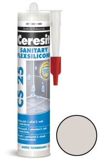 Silikon Ceresit CS 25 silver 280 ml CS2504