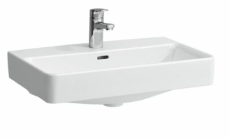 Umyvadlo na desku Laufen Pro 60x38 cm otvor pro baterii uprostřed H8179590001041
