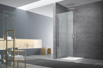 Walk-in 77x200 mřížka, Easy clean SIKOWI80MR