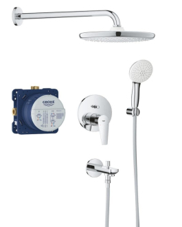 Sprchový systém Grohe BauEdge včetně podomítkového tělesa chrom 25291000