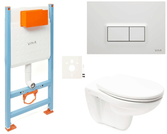 Závěsný wc set do lehkých stěn / předstěnová Vitra Normus SIKOVSNOR54600