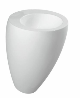 Volně stojící umyvadlo Laufen Alessi 53x53 cm bez otvoru pro baterii H8119714001091
