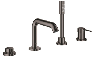Vanová baterie Grohe Essence New s vanovým setem Hard Graphite 19578A01