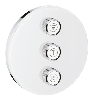 Termostat Grohe Smart Control bez podomítkového tělesa Moon White, Yang White 29152LS0