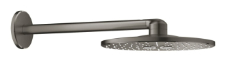 Hlavová sprcha Grohe Rainshower SmartActive včetně sprchového ramena kartáčovaný hard graphite 26475AL0