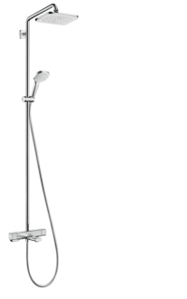 Sprchový systém Hansgrohe Croma s vanovým termostatem chrom 27687000