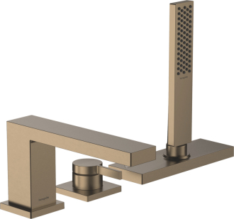Vanová baterie Hansgrohe Tecturis E bez podomítkového tělesa kartáčovaný bronz 73443140