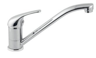 Dřezová baterie Novaservis Titania Iris s otočným ramínkem chrom 92091.0