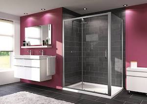 Sprchové dveře 100x90 cm Huppe Next SIKONEXTD2100STE90