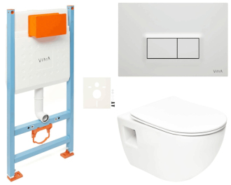 Závěsný wc set do lehkých stěn / předstěnová SAT Project SIKOVSSATPRO51600
