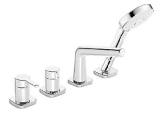 Vanová baterie Hansa DESIGNO se sprchovým setem chrom 53122083