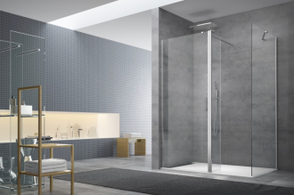 Walk-in (pouze sklo), Easy clean SATBWI11090PRROZ