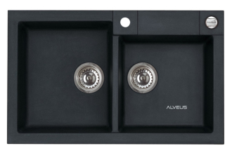 Dřez Alveus Rock 90 černá 1090965