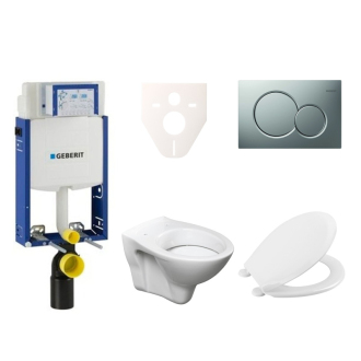 Cenově zvýhodněný závěsný WC set Geberit k zazdění + WC S-Line S-line Pro 110.302.00.5NR3