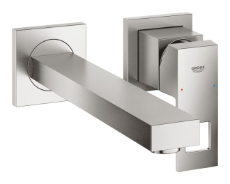 Umyvadlová baterie Grohe Eurocube bez podomítkového tělesa supersteel 23447DC0