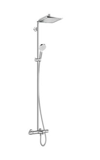 Sprchový systém Hansgrohe Crometta E na stěnu s termostatickou baterií chrom 27298000