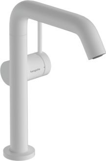 Umyvadlová baterie Hansgrohe Tecturis S s clic-clacem matná bílá 73360700