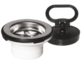 MULTI dřez.ventil 6/4 CR,špunt E961