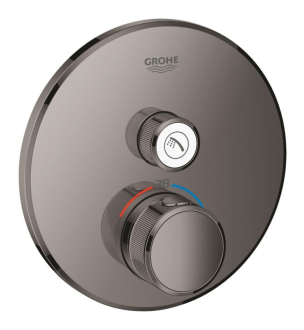 Sprchová baterie Grohe Grohtherm SmartControl bez podomítkového tělesa Hard Graphite 29118A00