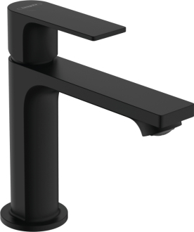 Umyvadlová baterie Hansgrohe Rebris E s výpustí matná černá 72559670