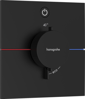 Sprchová baterie Hansgrohe ShowerSelect Comfort E bez podomítkového tělesa matná černá 15571670