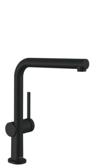Dřezová baterie Hansgrohe Talis s otočným ramínkem matná černá 72840670