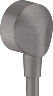 Podomítkový vývod Hansgrohe FixFit na stěnu kartáčovaný černý chrom 27454340