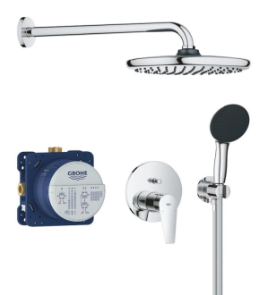 Sprchový systém Grohe Start Edge včetně podomítkového tělesa chrom 25293000
