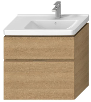 JIKA Skříňka umyv 75 cm 8.1242.2, 2 zásuvky, L výřez H40J4254045191
