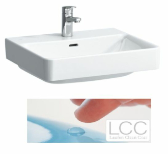 Umyvadlo Laufen Pro S 55x46,5 cm otvor pro baterii uprostřed H8169624001041