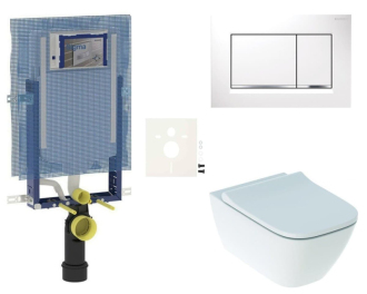 Závěsný wc set k zazdění Geberit Smyle SIKOGEZSMSS30