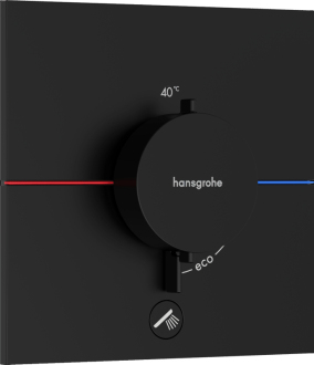 Sprchová baterie Hansgrohe ShowerSelect Comfort E bez podomítkového tělesa matná černá 15575670