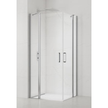 Sprchové dveře pev. 100x90 CR T SATFUDP10090