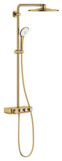 Sprchový systém Grohe Euphoria SmartControl na stěnu s termostatickou baterií kartáčovaný Cool Sunrise 26507GN0