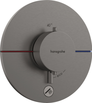 Sprchová baterie Hansgrohe ShowerSelect Comfort S bez podomítkového tělesa kartáčovaný černý chrom 15562340