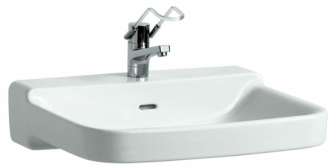 Bezbariérové umyvadlo Laufen Pro 65x55 cm otvor pro baterii uprostřed H8119530001041