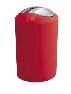 Odpadkový koš volně stojící Kleine Wolke Glossy 5 l červená lesk 5063466858