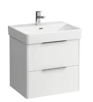 Koupelnová skříňka pod umyvadlo Laufen Base 58,5x39x52,5 cm bílá lesk H4022521102611