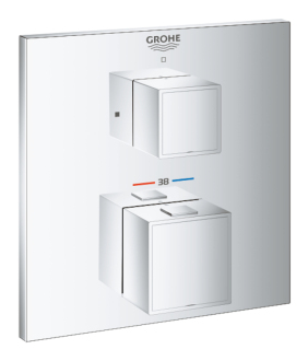 Termostat Grohe Grohtherm Cube bez podomítkového tělesa chrom 24153000