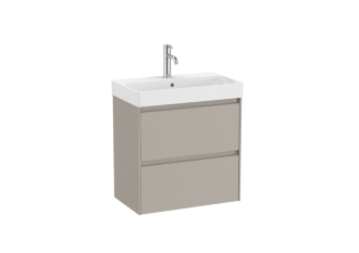 Koupelnová skříňka s umyvadlem Roca Ona 60x64,5x36 cm písková mat ONA60ZK2ZPM