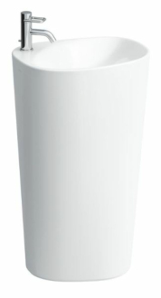 Volně stojící umyvadlo Laufen Palomba 52,5x43,5 cm bez otvoru pro baterii H8118040001091