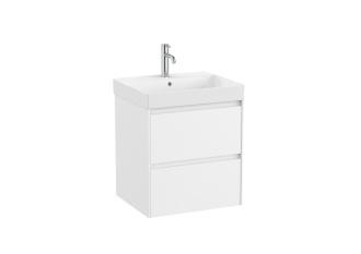 Koupelnová skříňka s umyvadlem Roca ONA 55x64,5x46 cm bílá mat ONA552ZBM