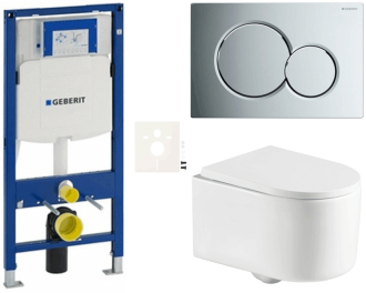 Závěsný wc set do lehkých stěn / předstěnová SAT SIKOGESTOR72S01CR