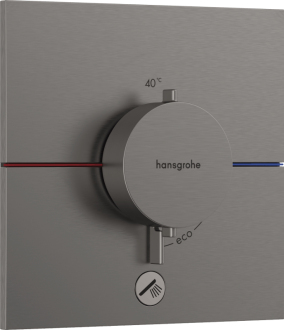 Sprchová baterie Hansgrohe ShowerSelect Comfort E bez podomítkového tělesa kartáčovaný černý chrom 15575340