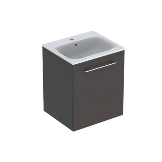 Koupelnová skříňka s umyvadlem Geberit Selnova 55x50,2x65,2 cm láva mat 501.249.00.1