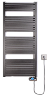 Elektrický radiátor KH 45x132 cm s regulátorem MUSA černý matný KHEM4501320SB