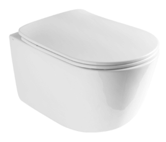 Wc závěsné AXA Eva lesk zadní odpad 8801701