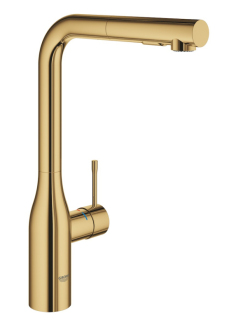 Dřezová baterie Grohe Essence New s vytahovací sprškou Cool Sunrise 30270GL0