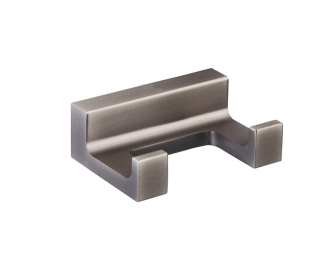 RAV Slezák NIL Koupelnový doplněk Věšáček dvojitý Koupelnový doplněk, Metal Grey NLA0102MG